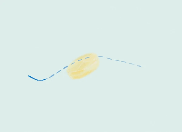 Waxing the needle
